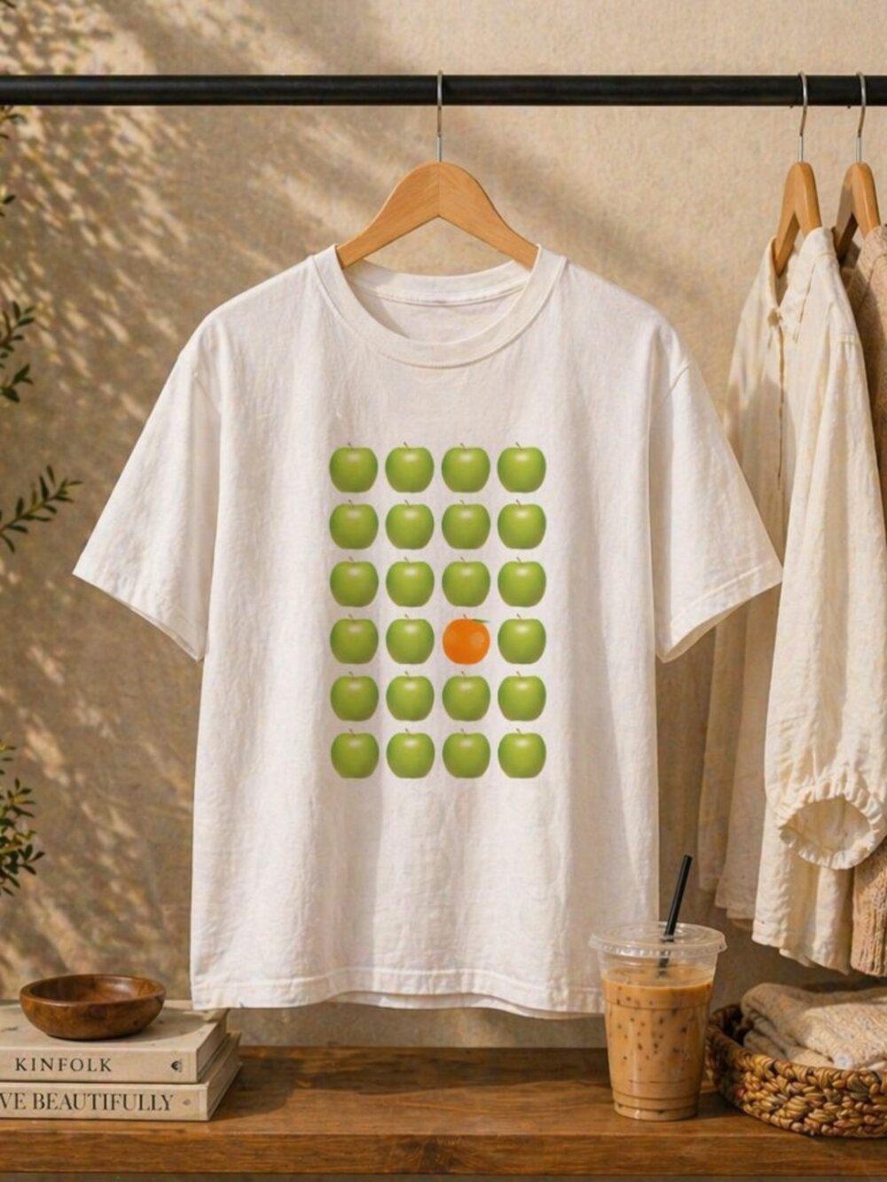Apples & Orange tshirt sice XL DTF press - Fruit of the Loom